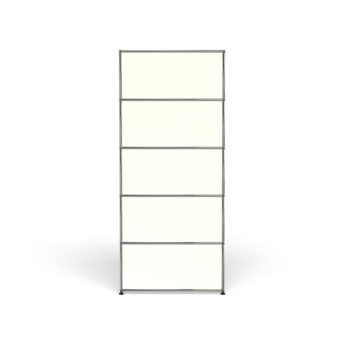 For Sale: White (Pure White) USM Haller Shelving R1 Storage System 4