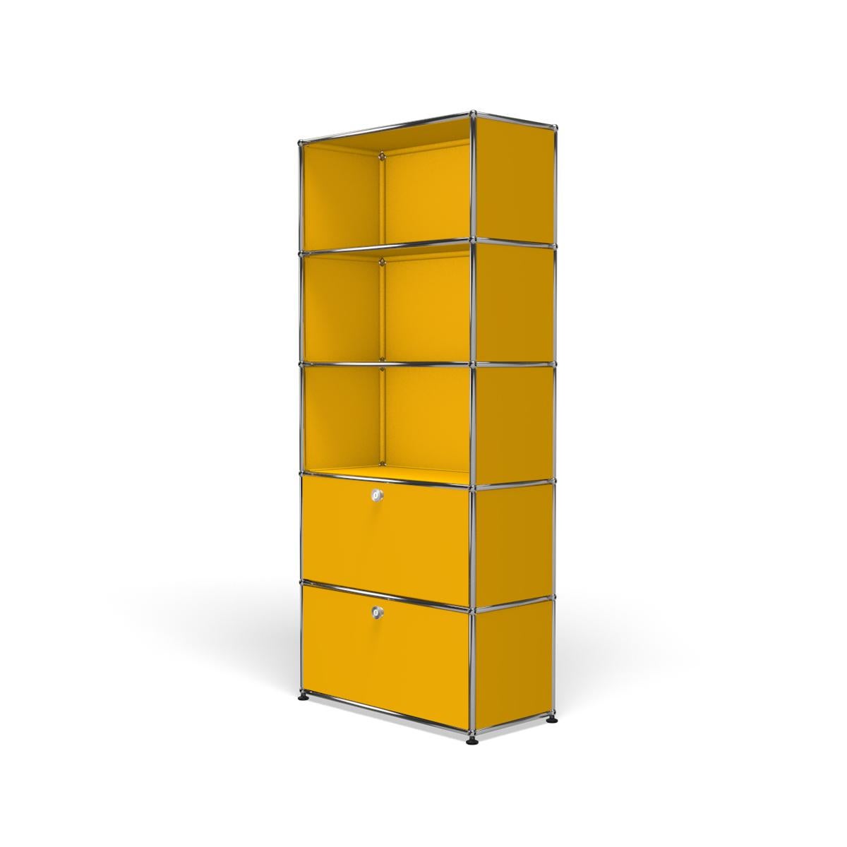 For Sale: Yellow (Golden Yellow) USM Haller Shelving R1 Storage System 2