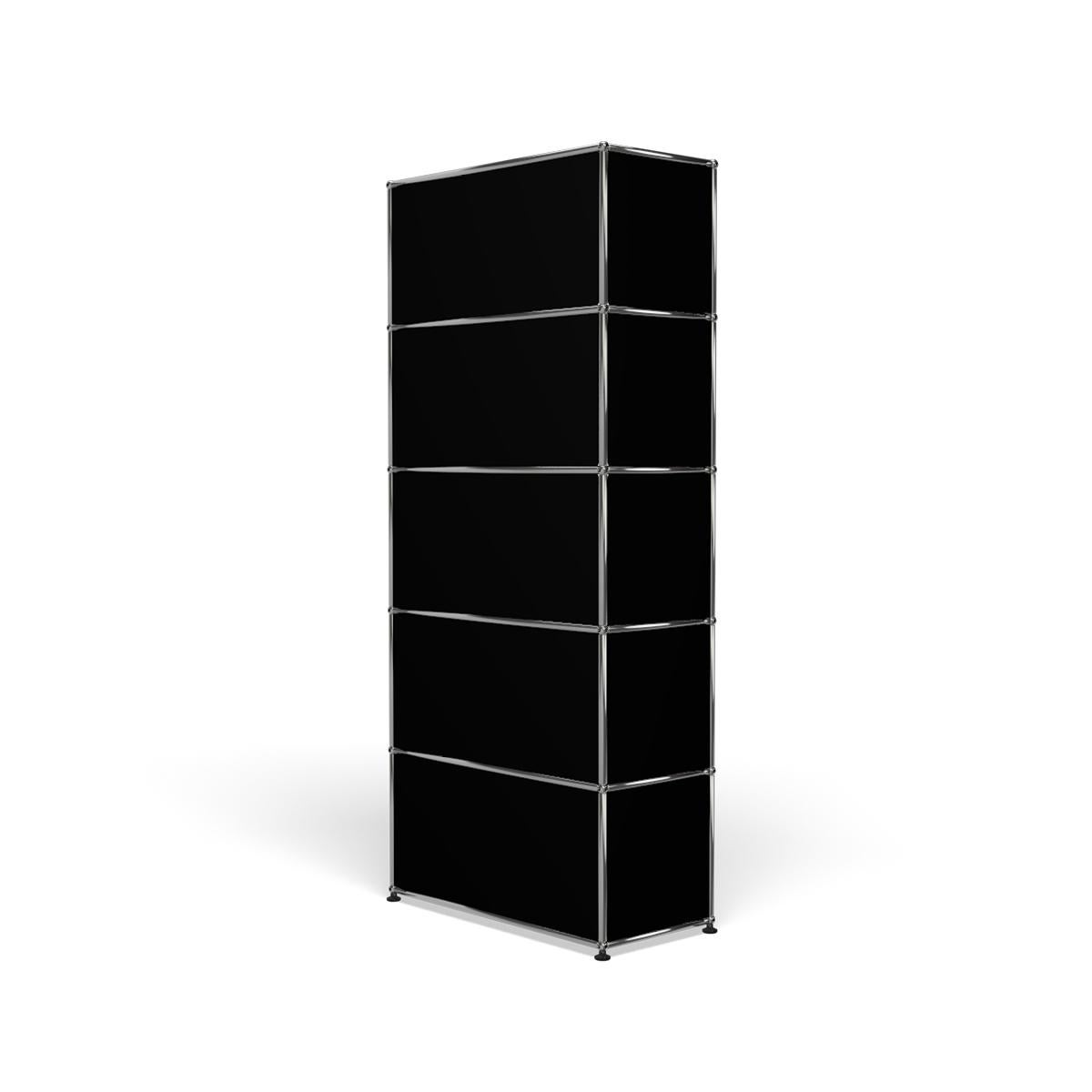 For Sale: Black (Graphite Black) USM Haller Shelving R1 Storage System 5