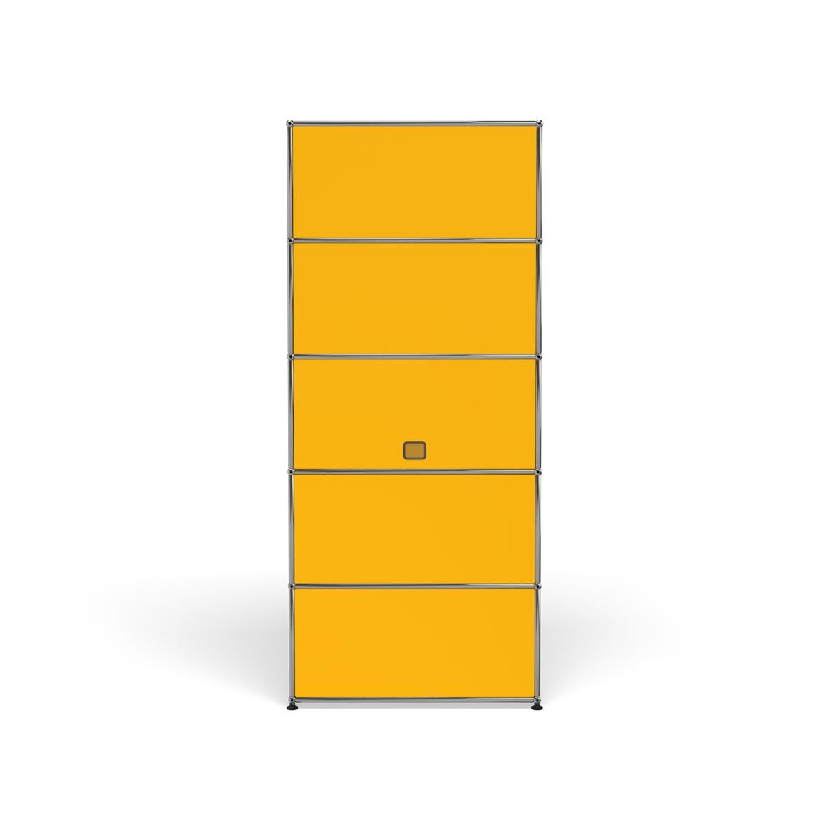 For Sale: Yellow (Golden Yellow) USM Shelving Q118 Storage System 4