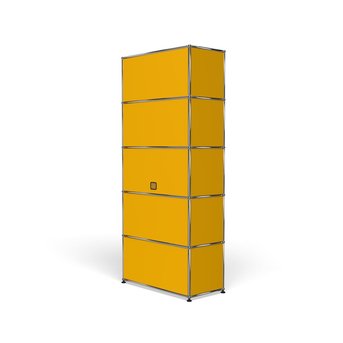 For Sale: Yellow (Golden Yellow) USM Shelving Q118 Storage System 5
