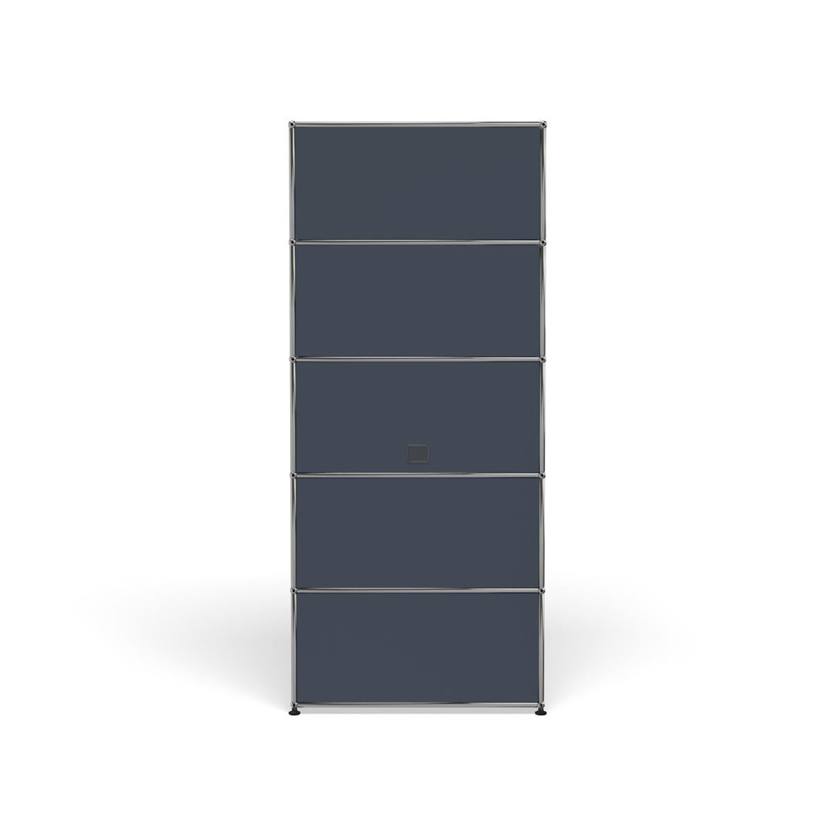 For Sale: Gray (Anthracite) USM Shelving Q118 Storage System 4