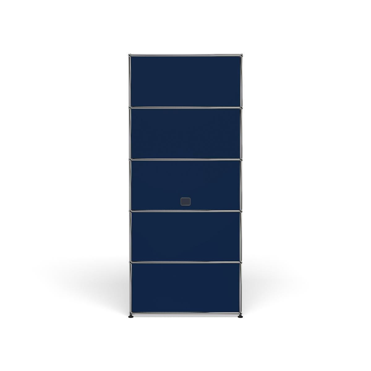 For Sale: Blue (Steel Blue) USM Shelving Q118 Storage System 4