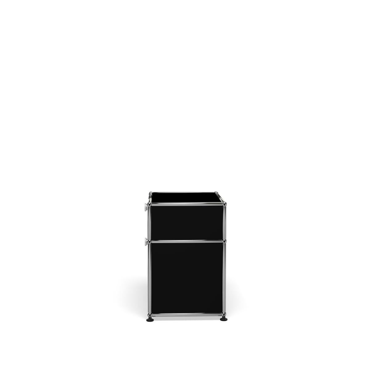 For Sale: Black (Graphite Black) USM Haller Nightstand P1 Storage System 3