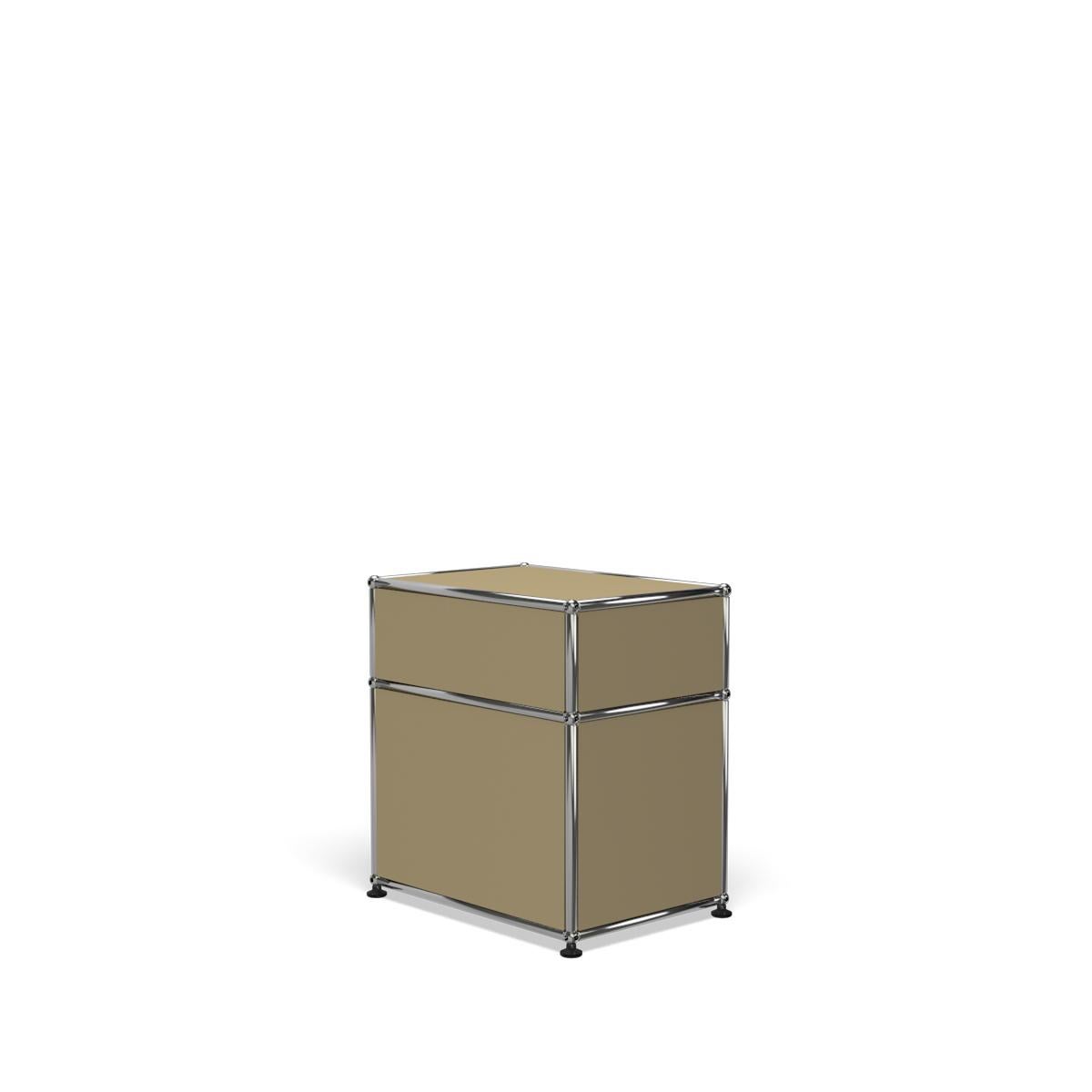 Im Angebot: USM Haller Nachttisch P1 Aufbewahrungssystem (Beige) 5