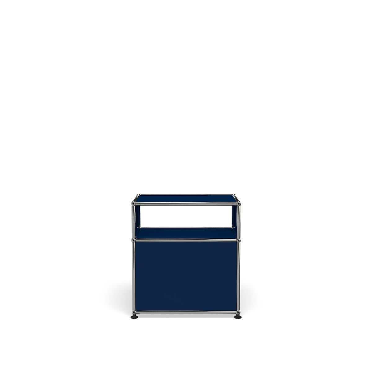 For Sale: Blue (Steel Blue) USM Haller Nightstand P Storage System 4