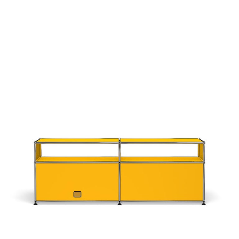 For Sale: Yellow (Golden Yellow) USM Haller Media O2 Storage System 4