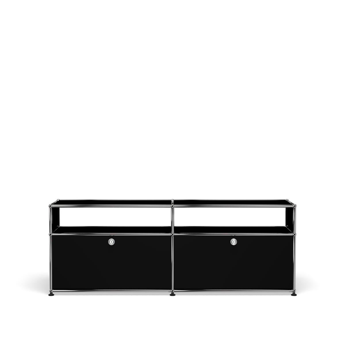 En venta: Sistema de almacenamiento USM Haller Media O2 Black (Graphite Black)