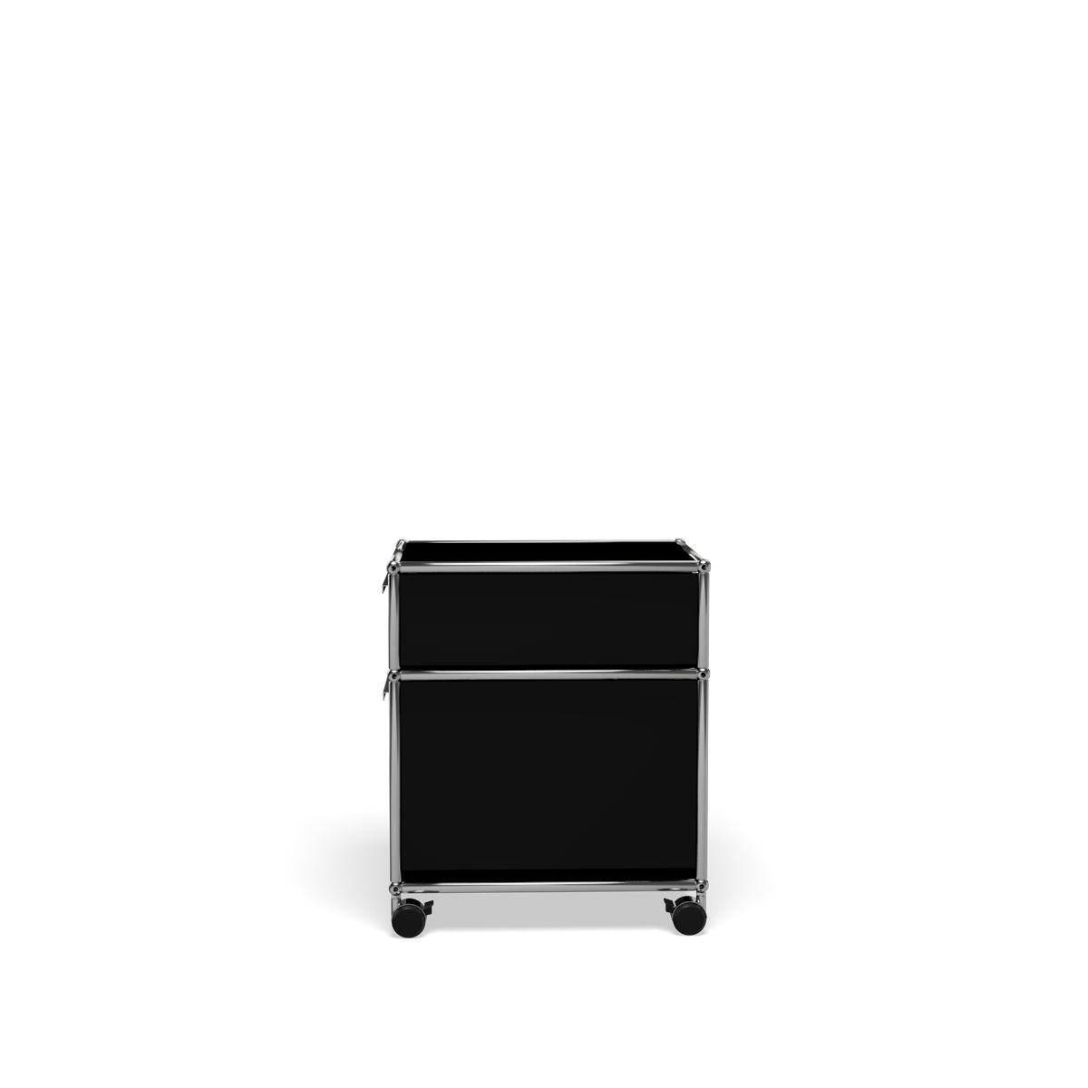 For Sale: Black (Graphite Black) USM Haller Pedestal M Storage System 3
