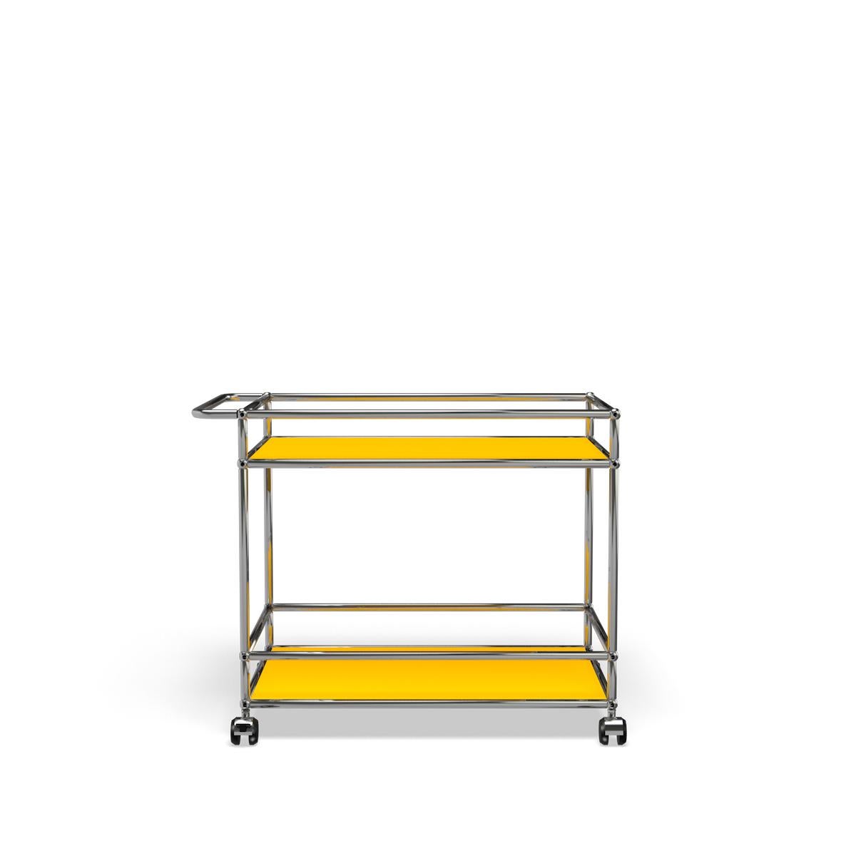 For Sale: Yellow (Golden Yellow) USM Haller Serving Cart L 18 4