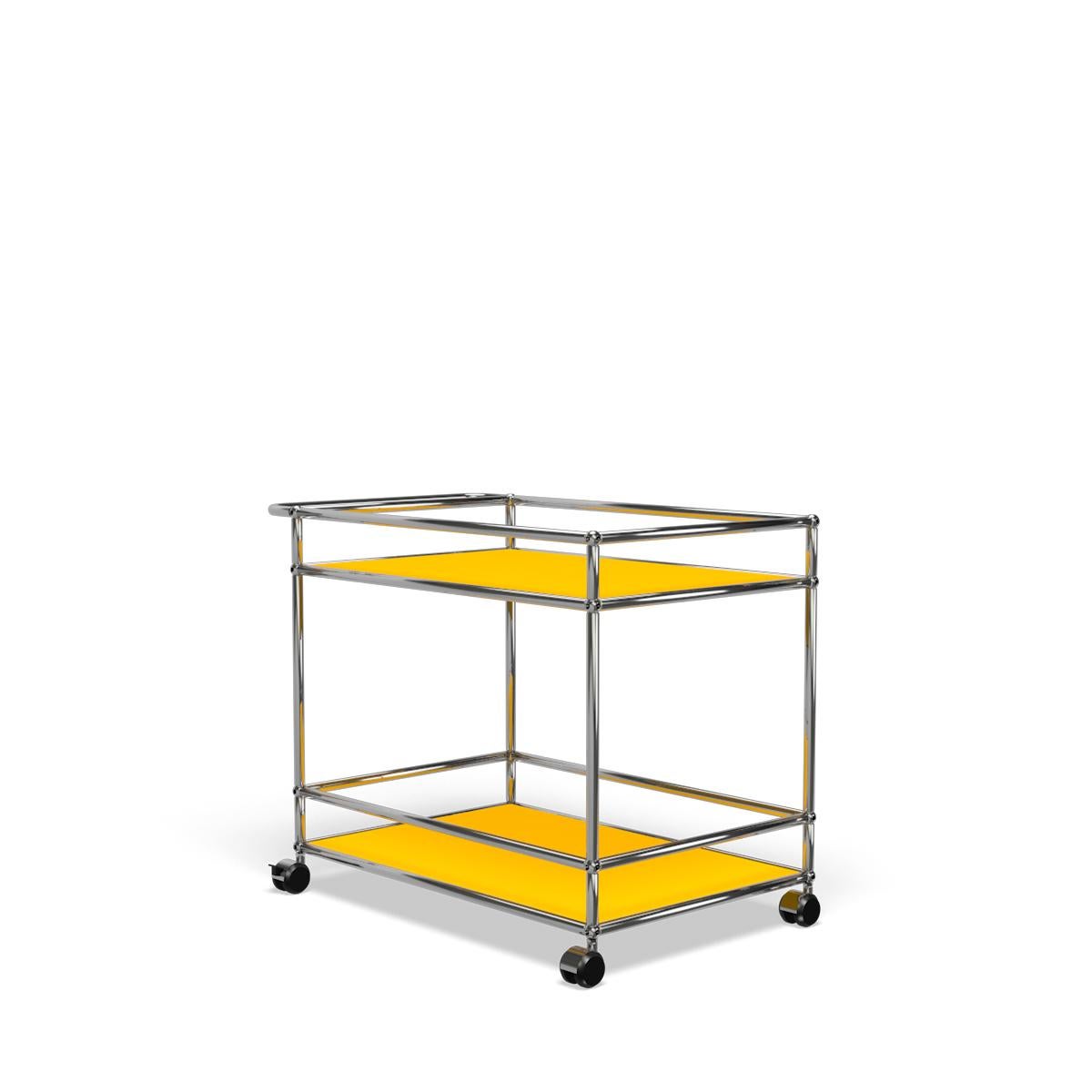 For Sale: Yellow (Golden Yellow) USM Haller Serving Cart L 18 5