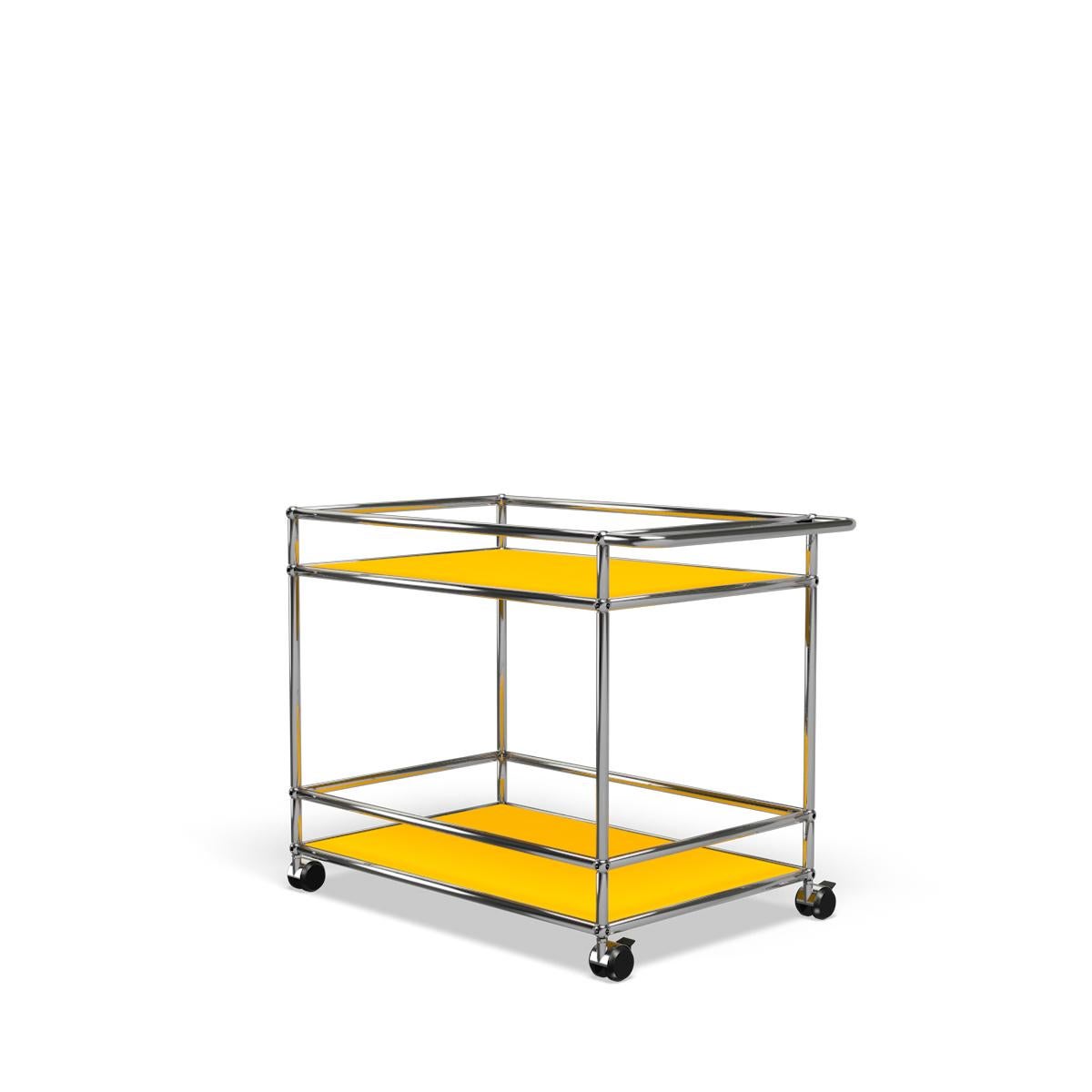 For Sale: Yellow (Golden Yellow) USM Haller Serving Cart L 18 2
