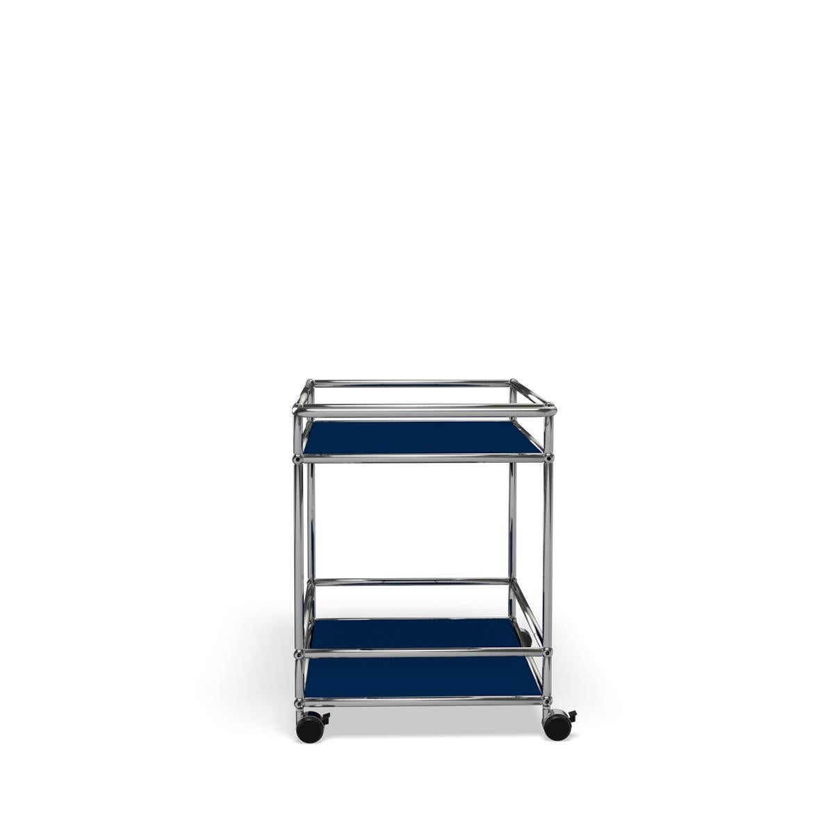For Sale: Blue (Steel Blue) USM Haller Serving Cart L 18 3