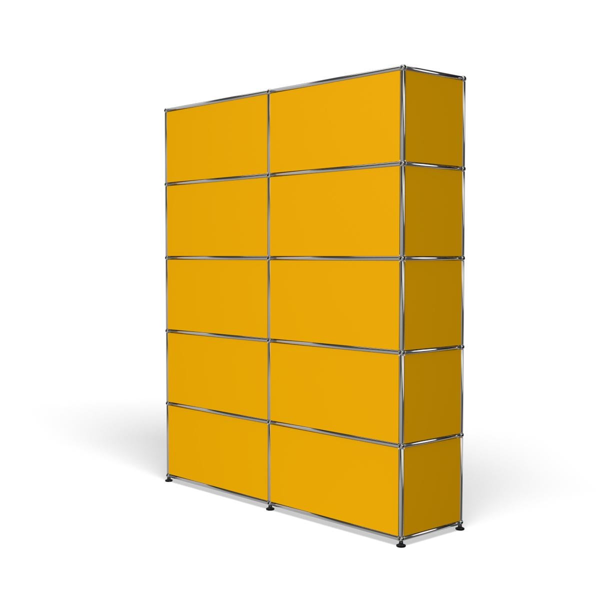 For Sale: Yellow (Golden Yellow) USM Haller Shelving H2 Storage System 5