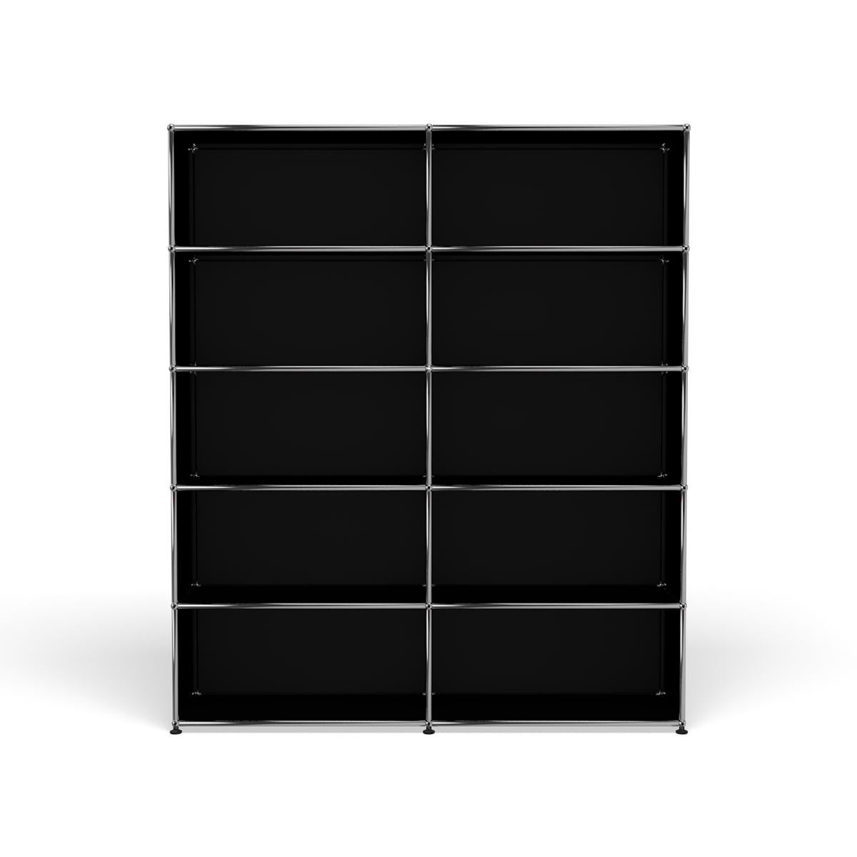 For Sale: Black (Graphite Black) USM Haller Shelving H2 Storage System