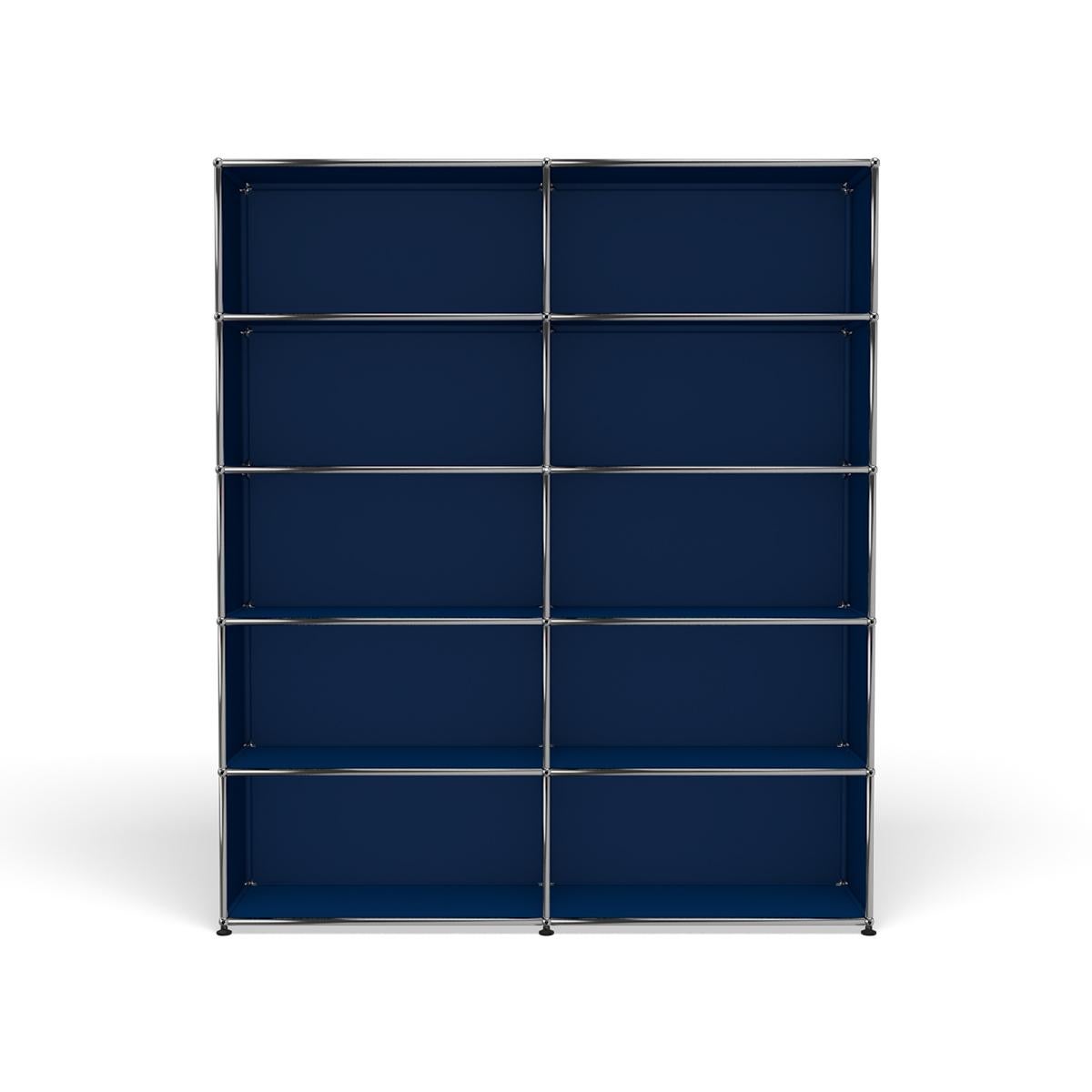 For Sale: Blue (Steel Blue) USM Haller Shelving H2 Storage System