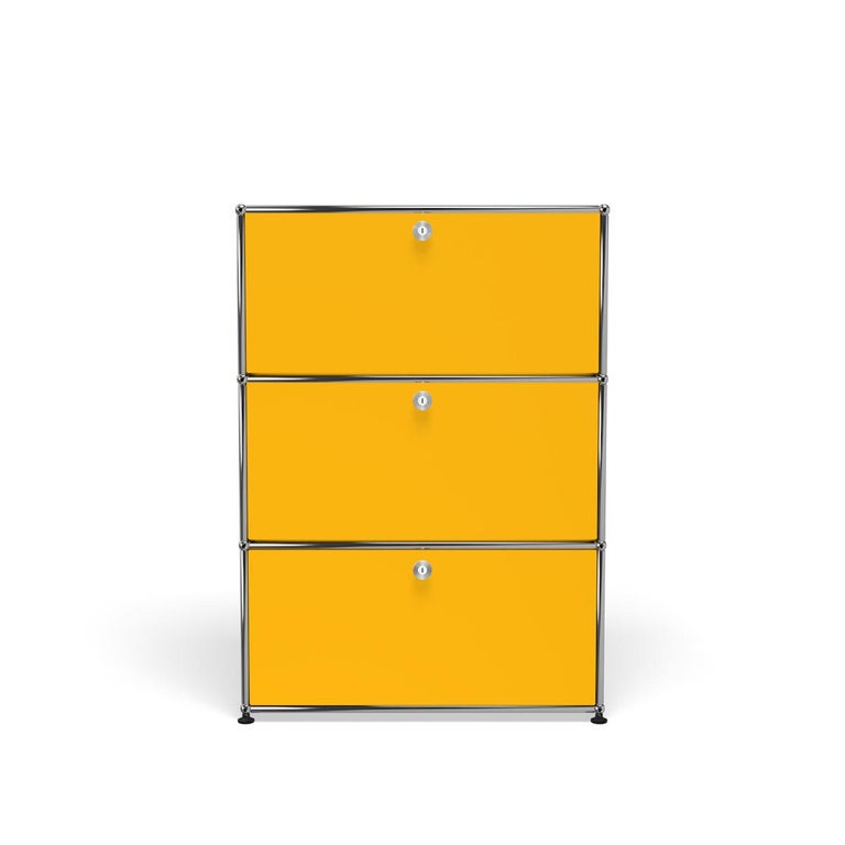 For Sale: Yellow (Golden Yellow) USM Haller Storage G118 Storage System