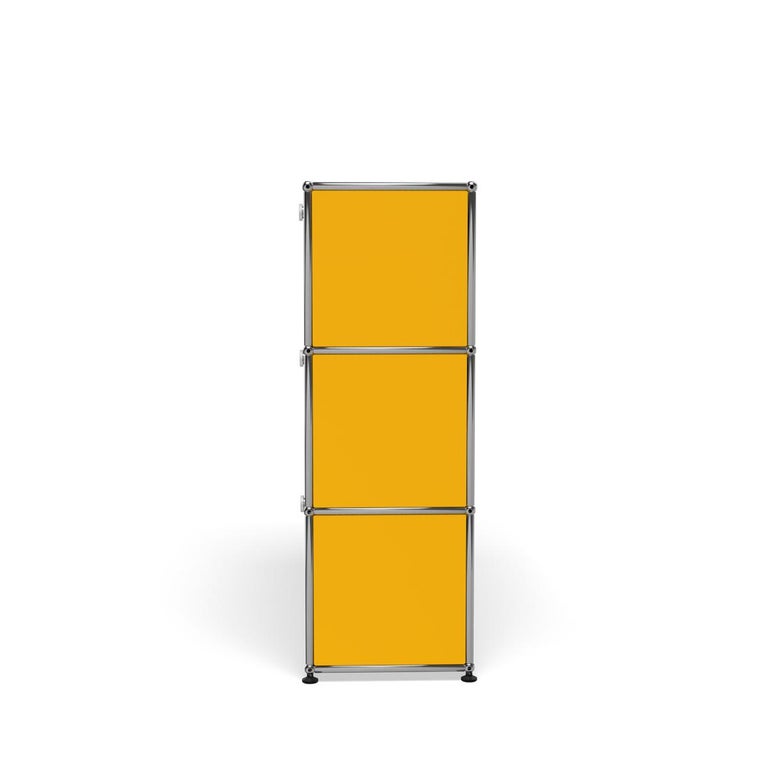 For Sale: Yellow (Golden Yellow) USM Haller Storage G118 Storage System 3