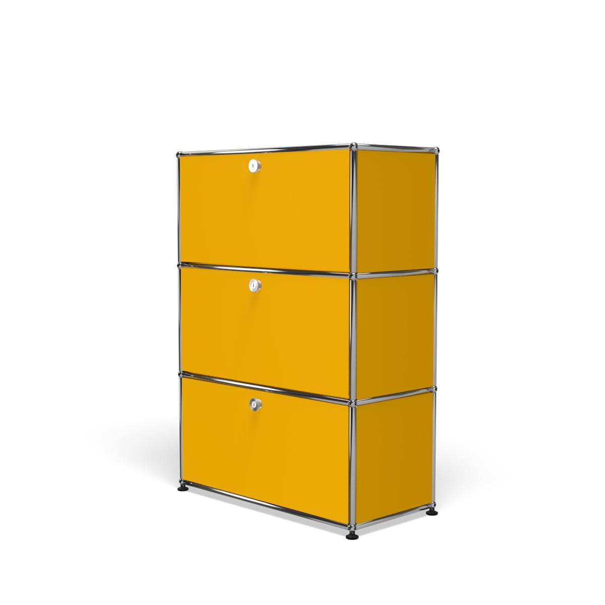 For Sale: Yellow (Golden Yellow) USM Haller Storage G118 Storage System 2