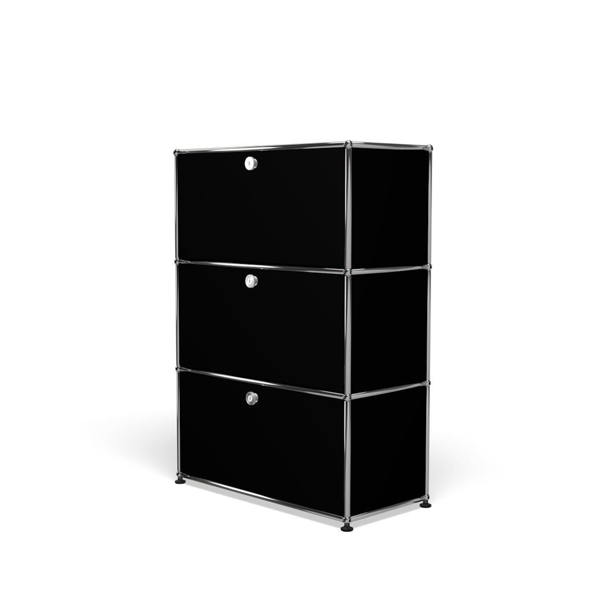 For Sale: Black (Graphite Black) USM Haller Storage G118 Storage System 2