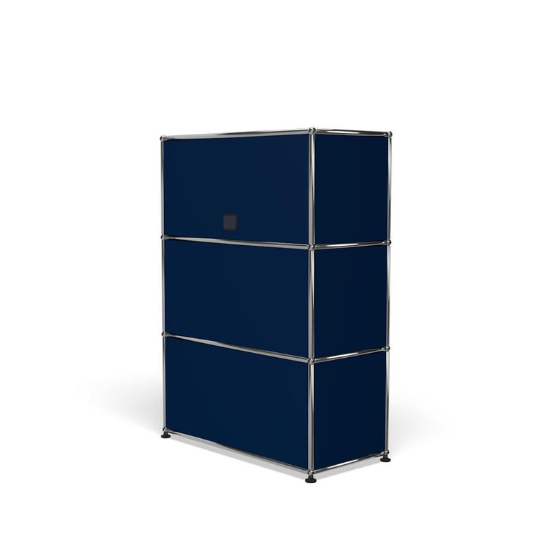 For Sale: Blue (Steel Blue) USM Haller Storage G118 Storage System 5
