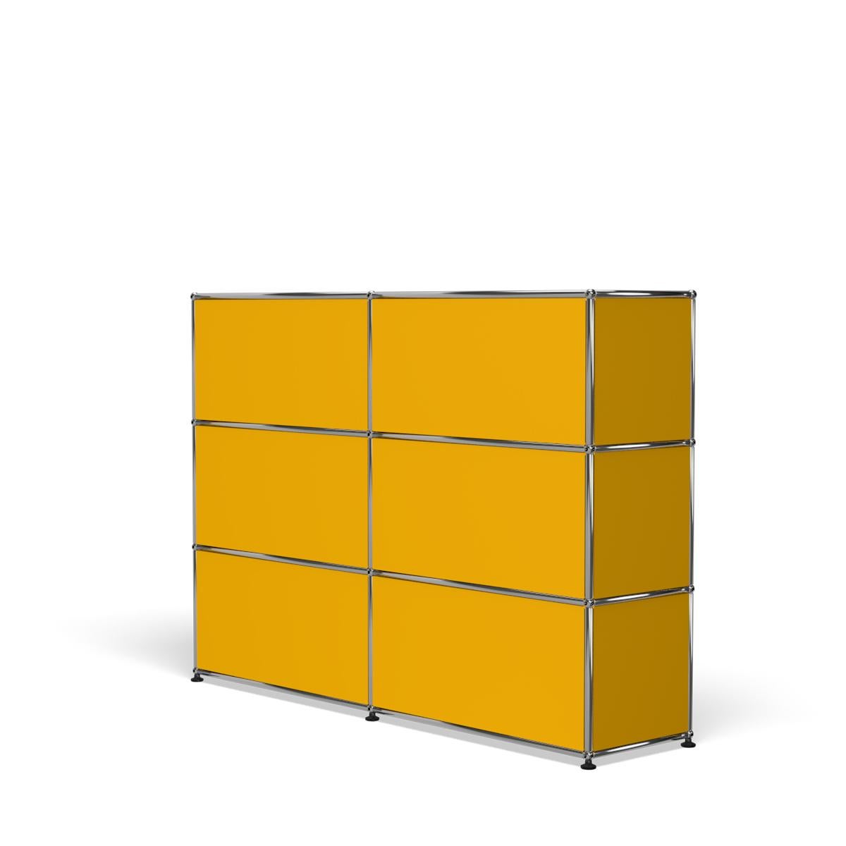 En vente : Yellow (Golden Yellow) Système de stockage Usm Haller G2A 5