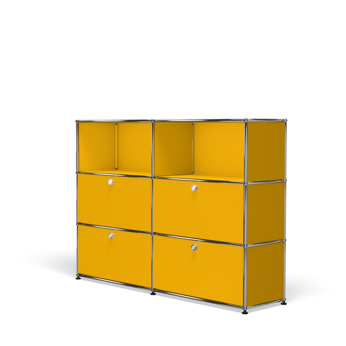 Im Angebot: USM Haller Storage G2A Aufbewahrungssystem, Yellow (Golden Yellow) 2