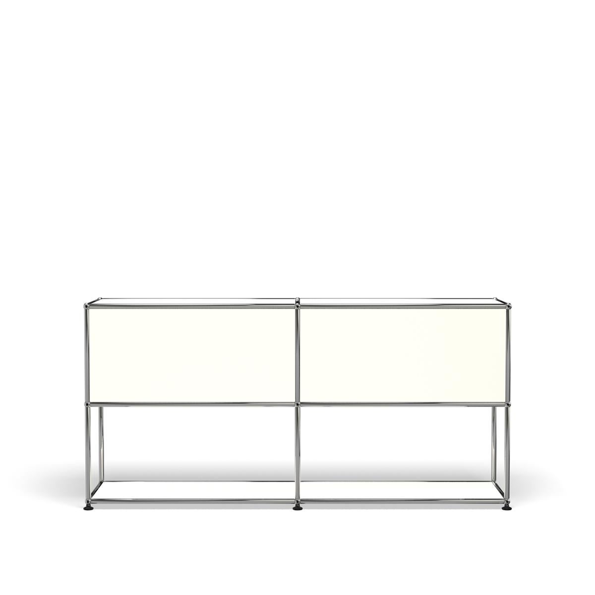 En vente : White (Pure White) Usm Haller Crédence F2 Système de rangement 4