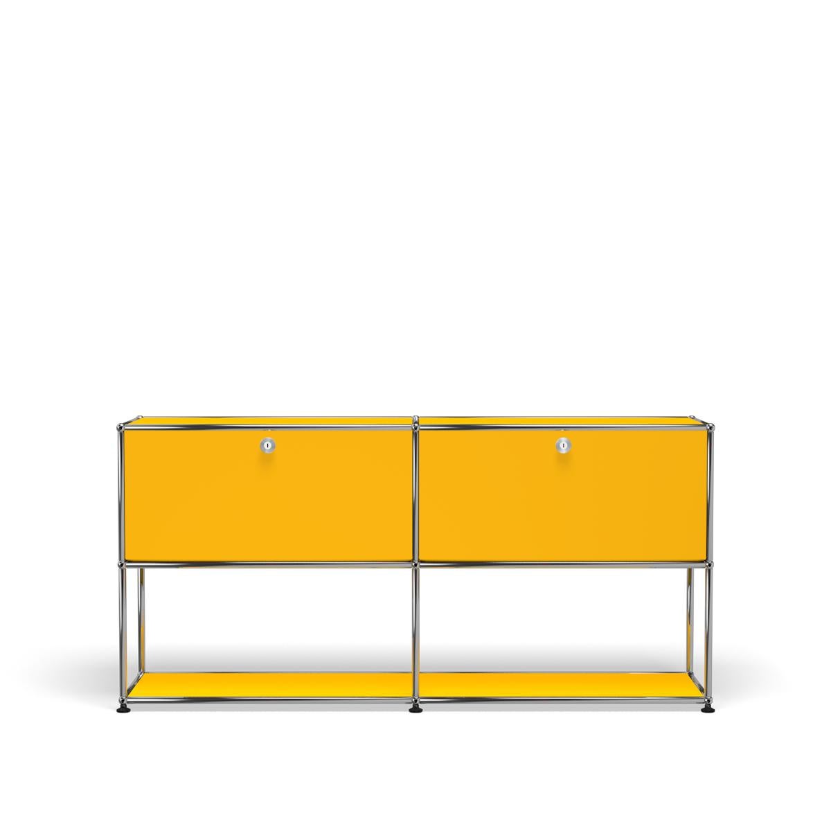 En vente : Yellow (Golden Yellow) Usm Haller Crédence F2 Système de rangement