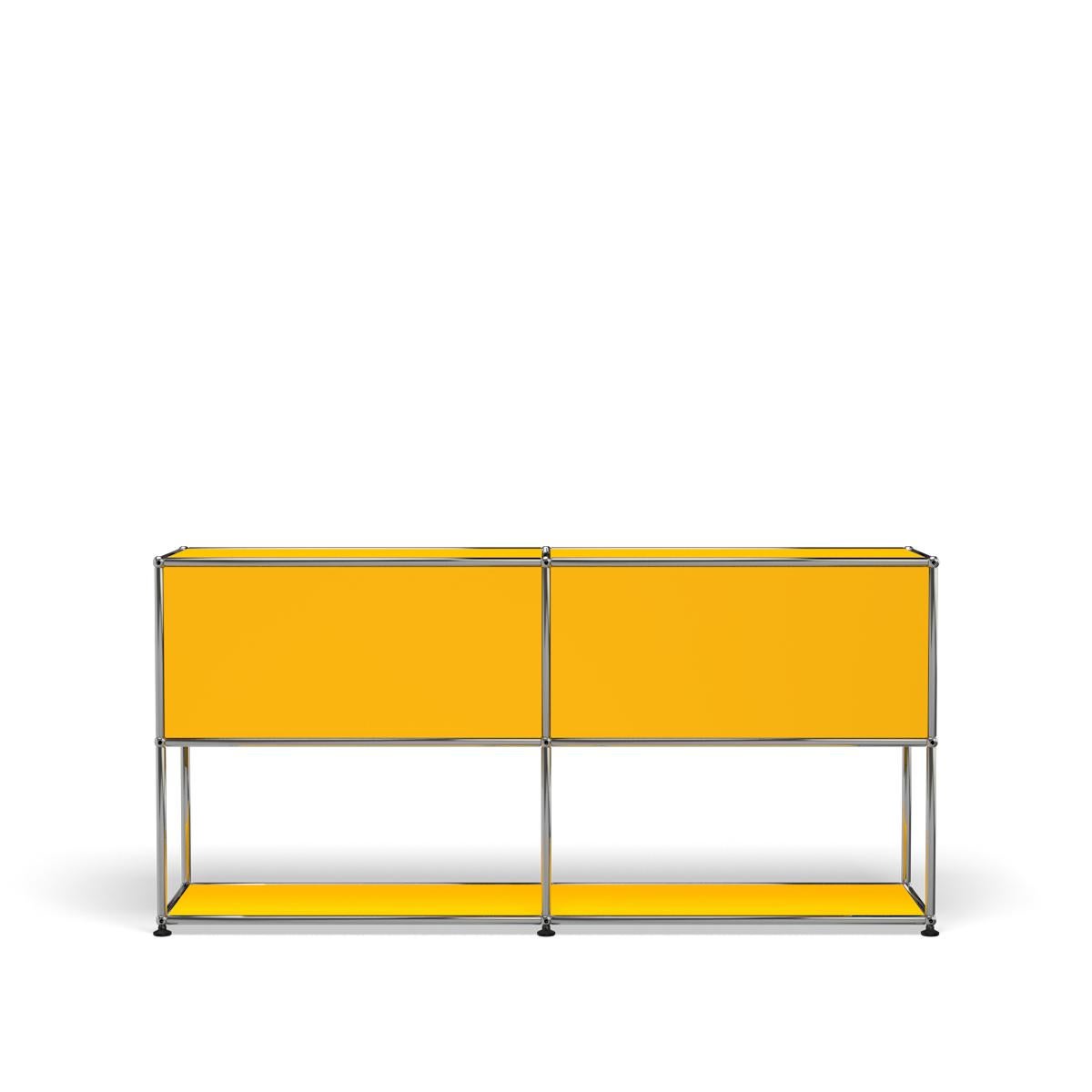 For Sale: Yellow (Golden Yellow) USM Haller Credenza F2 Storage System 4