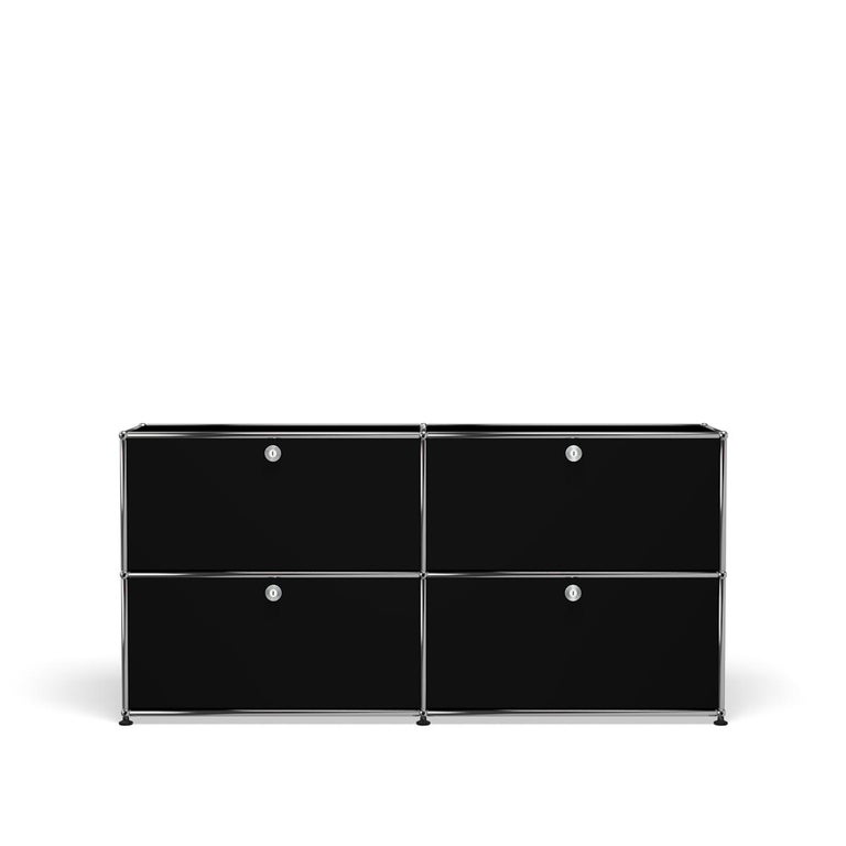 For Sale: Black (Graphite Black) USM Haller Credenza E2 Storage System