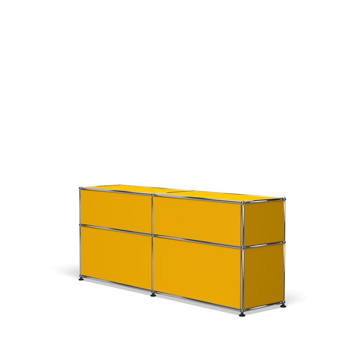 For Sale: Yellow (Golden Yellow) USM Haller Mid Credenza DF Storage System 5