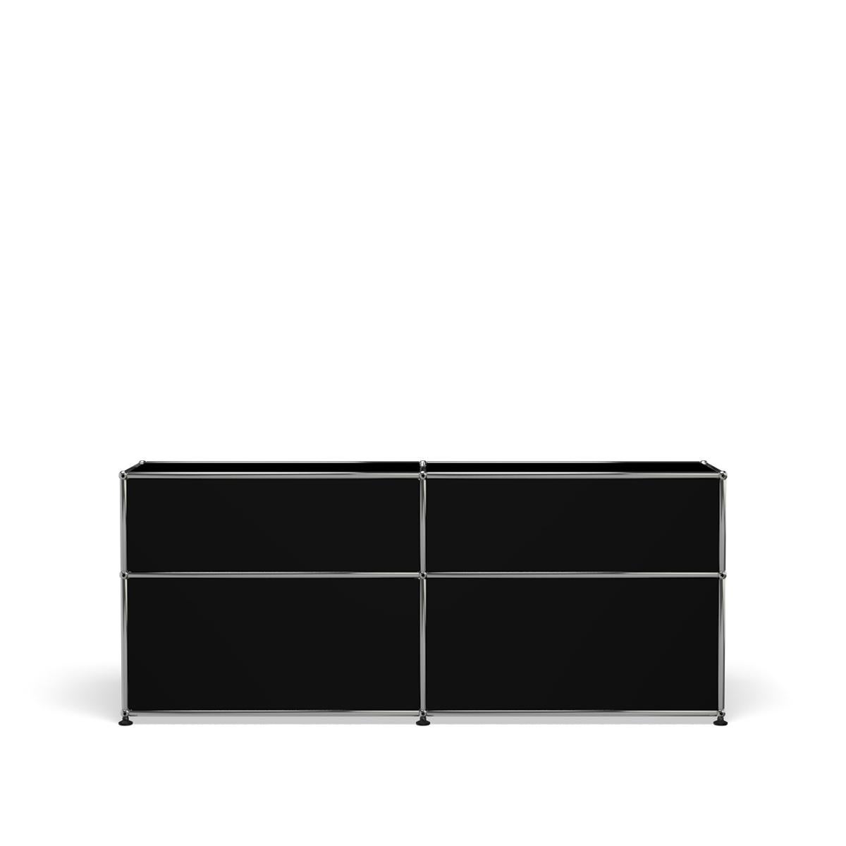 For Sale: Black (Graphite Black) USM Haller Mid Credenza DF Storage System 4