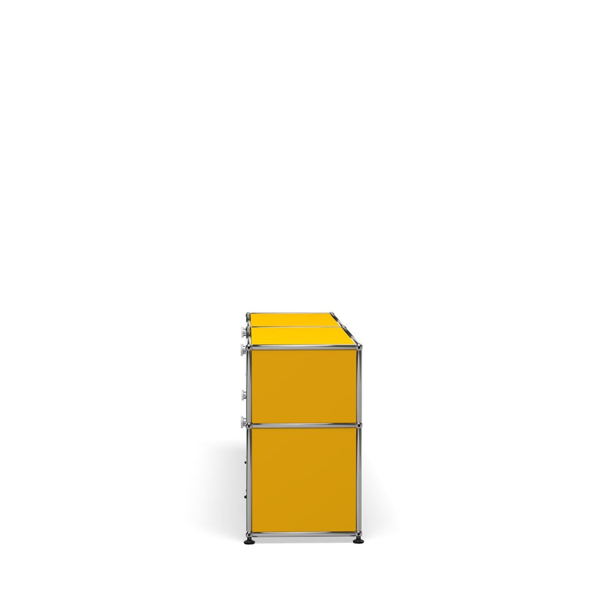 For Sale: Yellow (Golden Yellow) USM Haller Mid Credenza D Storage System 3