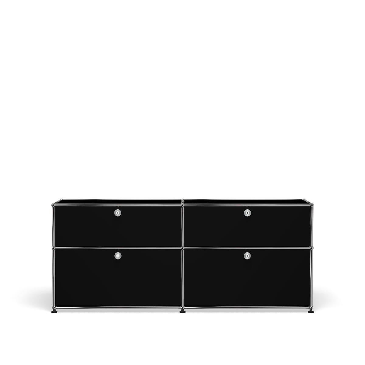 For Sale: Black (Graphite Black) USM Haller Mid Credenza D Storage System