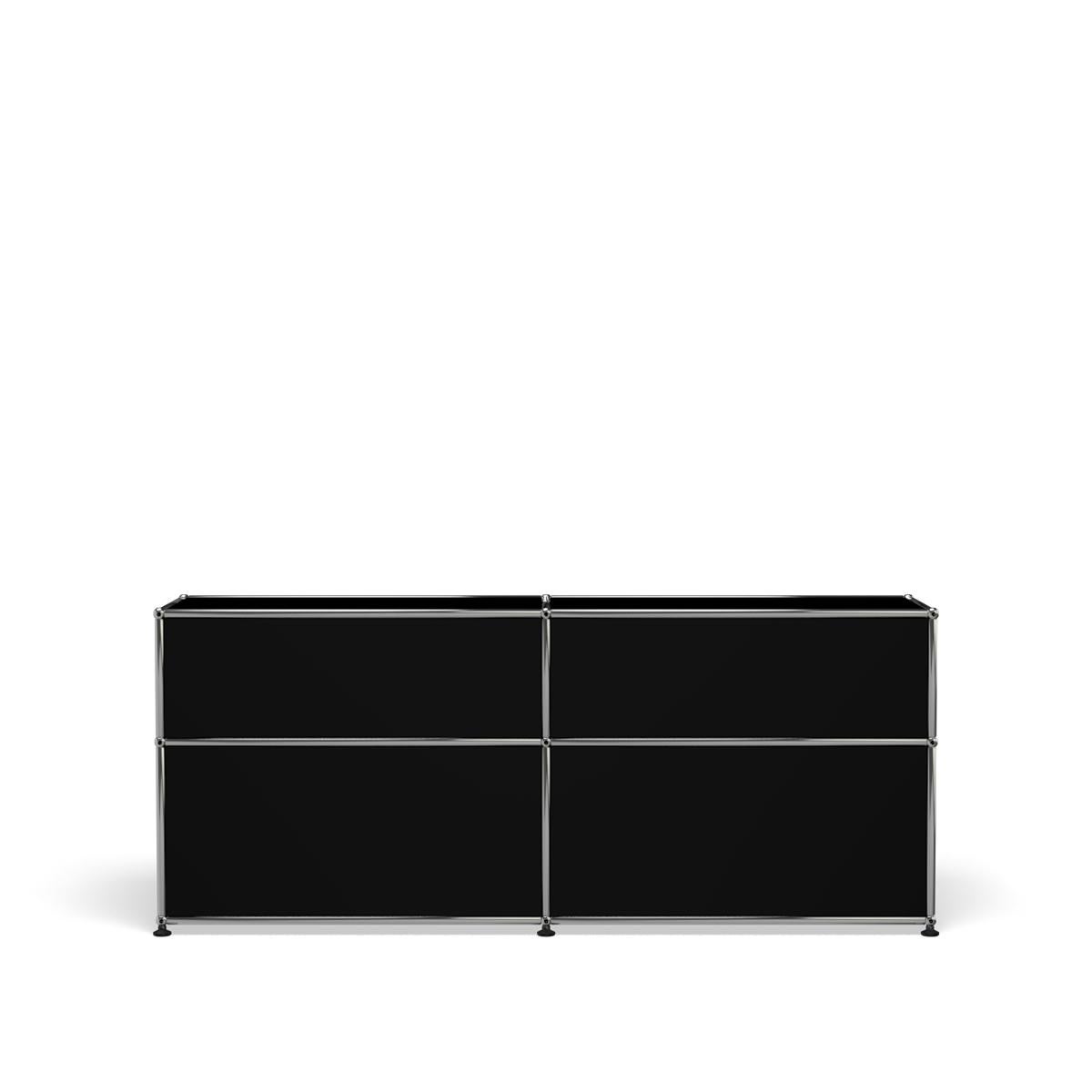 For Sale: Black (Graphite Black) USM Haller Mid Credenza D Storage System 4