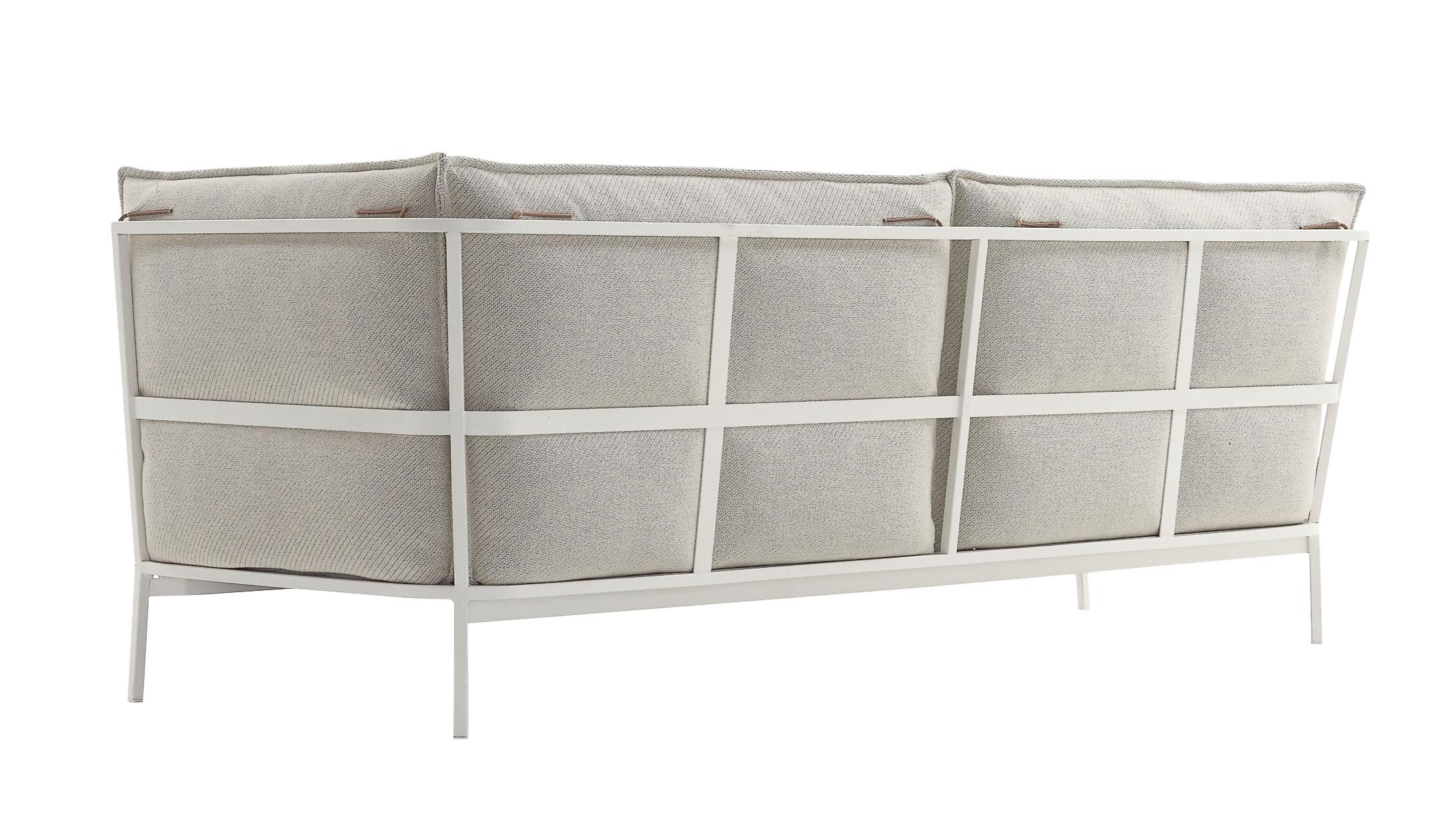 En vente : Beige (Hero - 800) Ronan et Erwan Bouroullec Basket 011 canapé à trois places en métal pour Cappellini 2