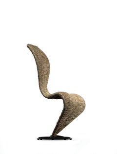 Tom Dixon S-Chair with Marsh Straw or Wicker Upholstery for Cappellini