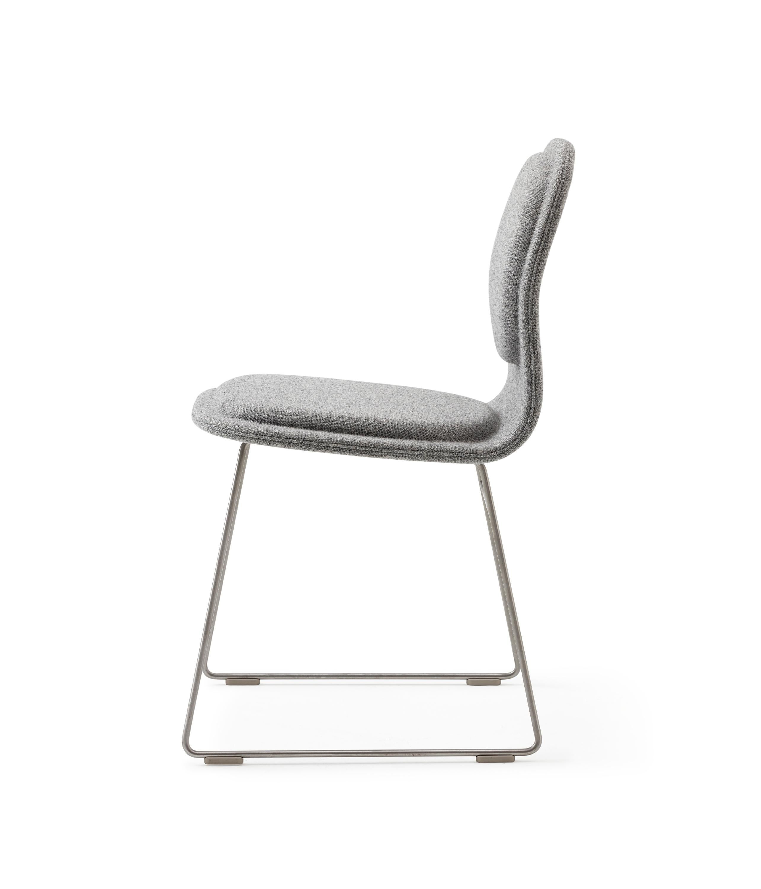 For Sale: Silver (Hallingdal 2 555) Jasper Morrison Hi Pad Chair in Beech Plywood & Fabric or Leather for Cappellini 3