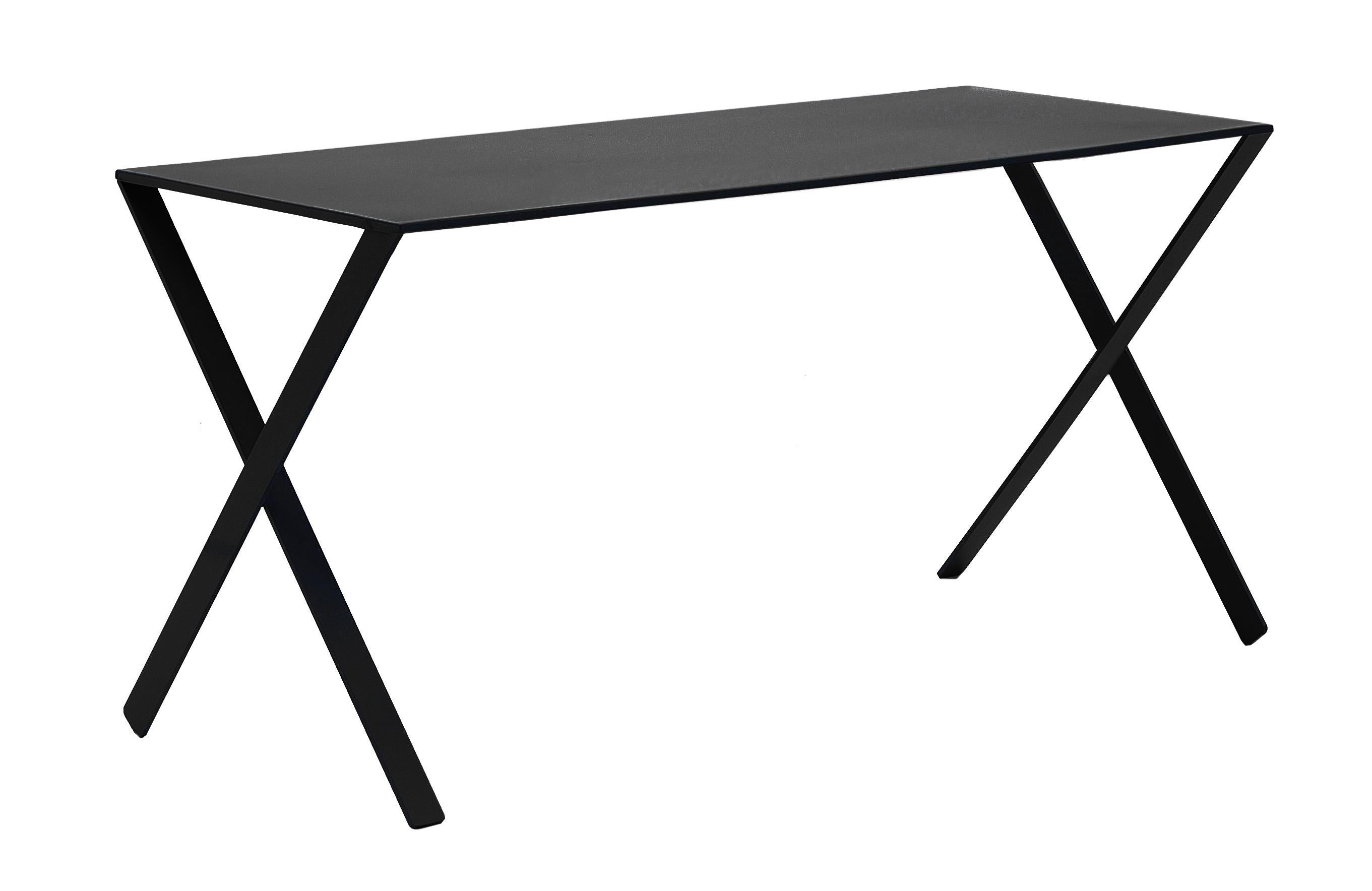 For Sale: Black (48_Anthracite) Nendo Bambi Table in Laser-Cut Aluminum and Matte Lacquer Finish for Cappellini