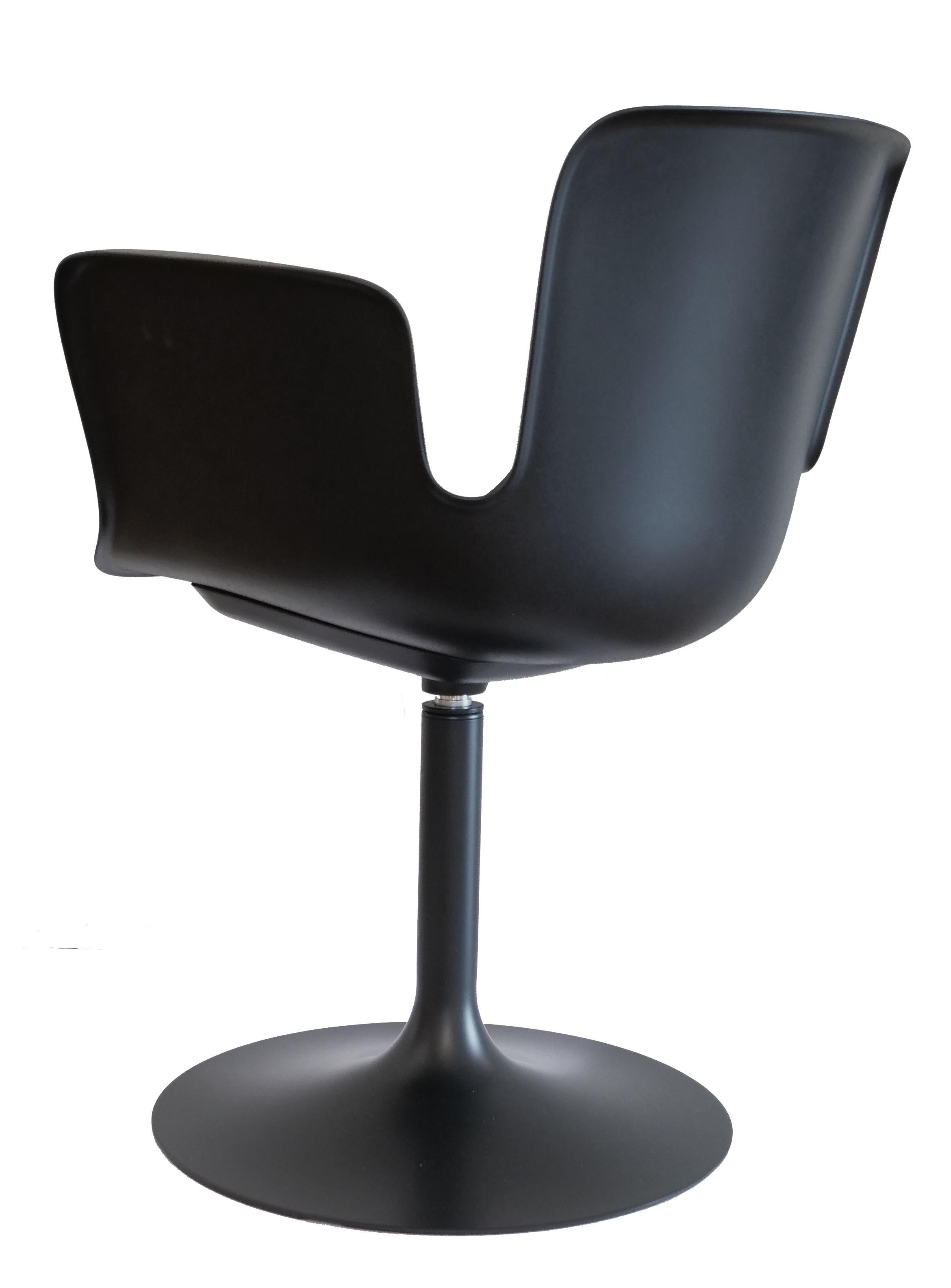 For Sale: Black (48 Anthracite) Werner Aisslinger Juli Plastic Chair in Metal Base & Plastic Shell by Cappellini 2