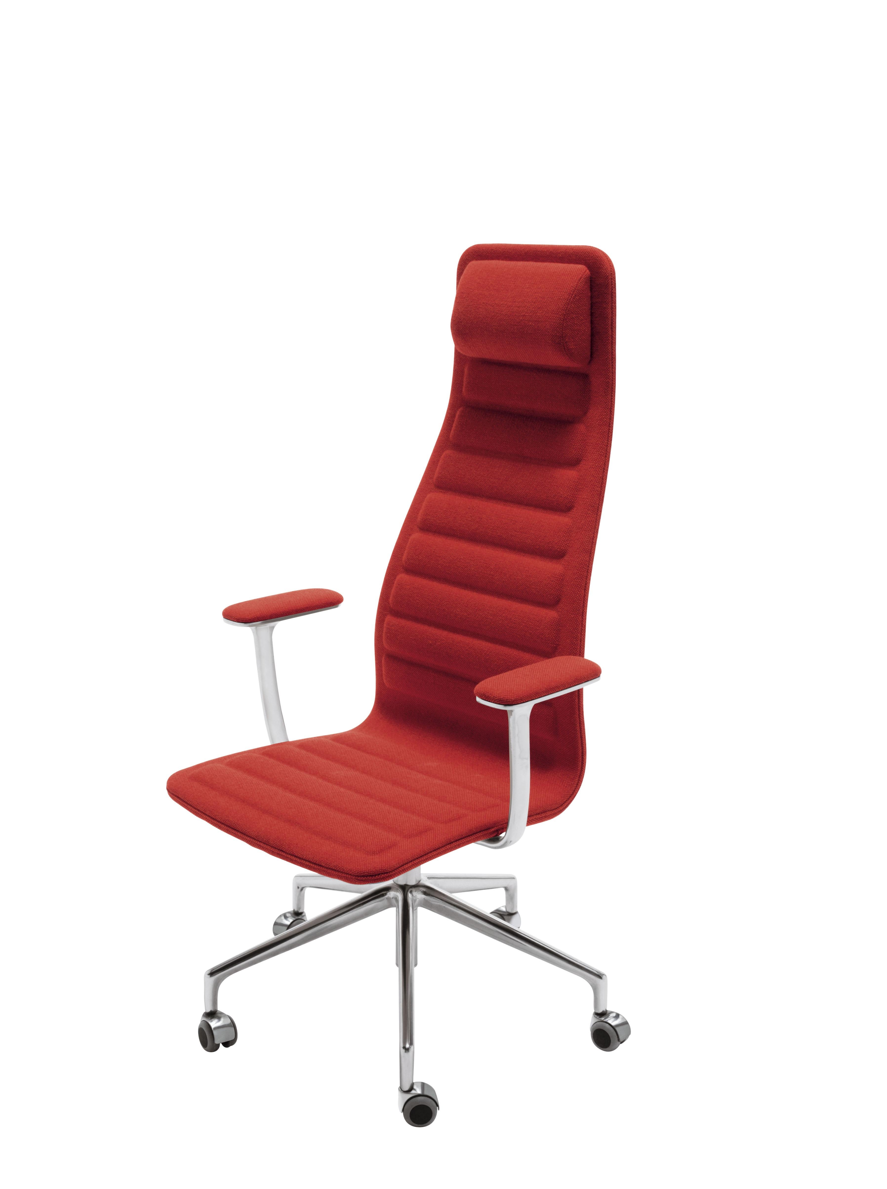 For Sale: Orange (Hallingdal 2 561) Jasper Morrison Lotus High Chair in Polished Chrome for Cappellini 2