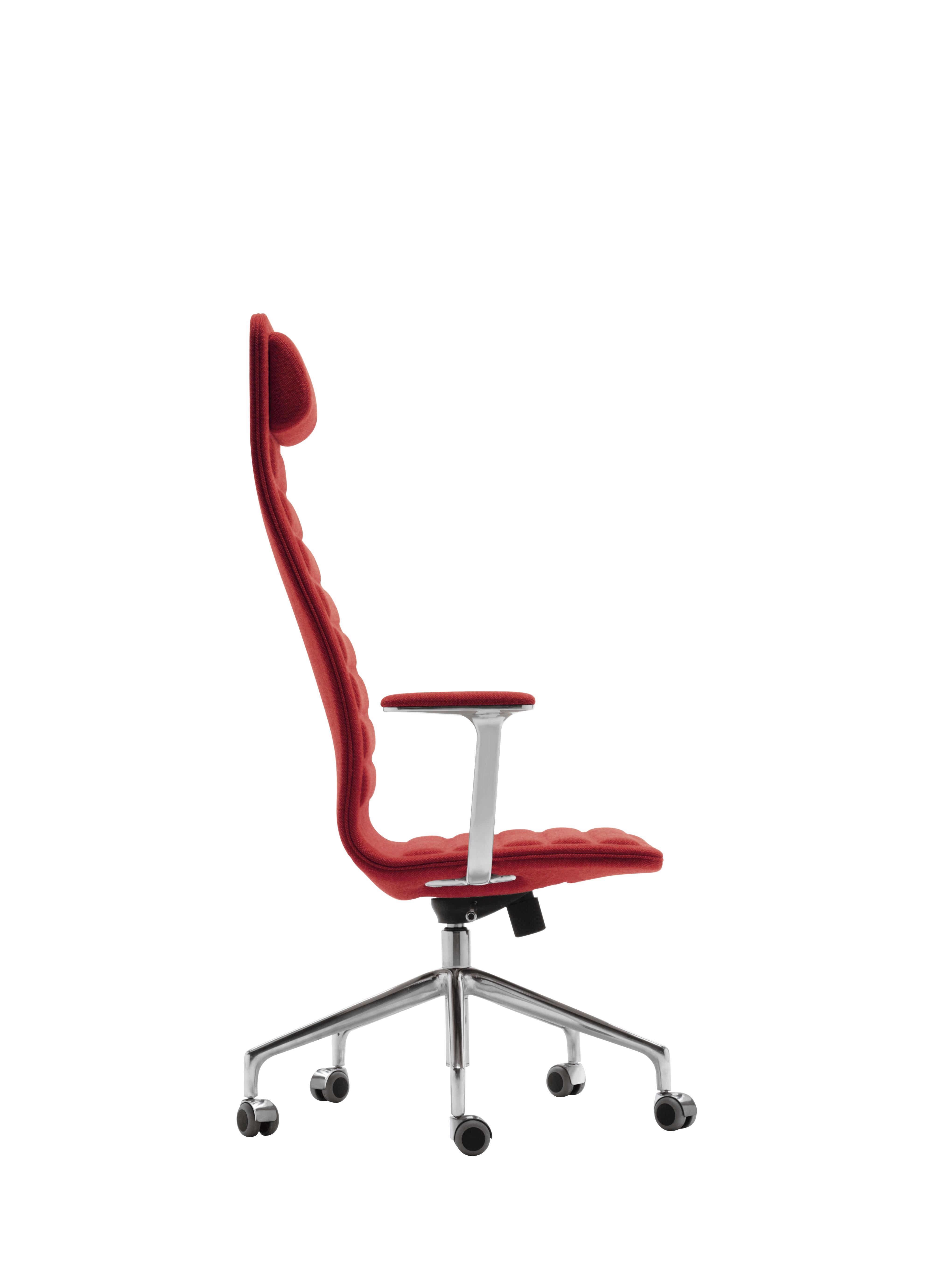 For Sale: Orange (Hallingdal 2 561) Jasper Morrison Lotus High Chair in Polished Chrome for Cappellini 3