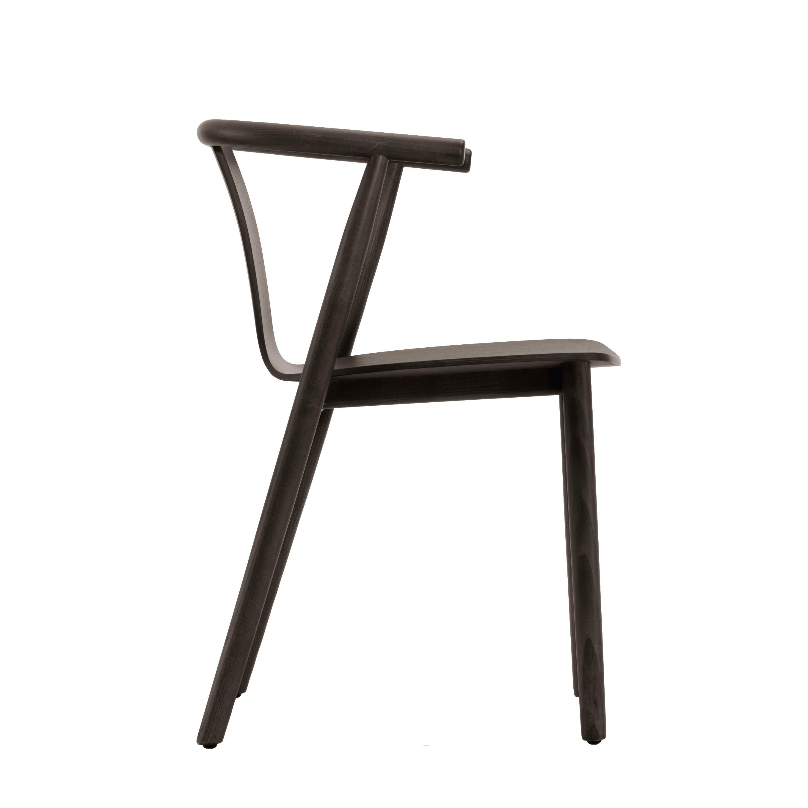 For Sale: Brown (115_Wenge Stained Ash) Jasper Morrison Bac Chair in Solid Ashwood for Cappellini 2