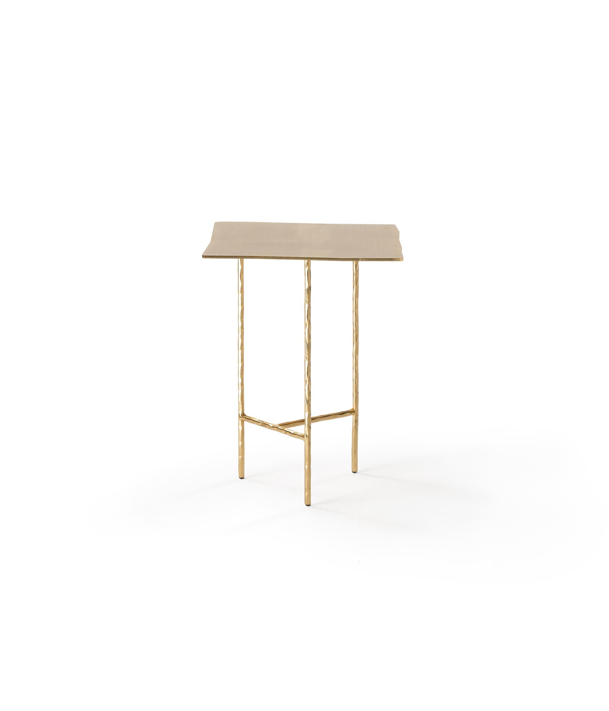 For Sale: Gold (Gold 24K) Opinion Ciatti XXX Small Square Table