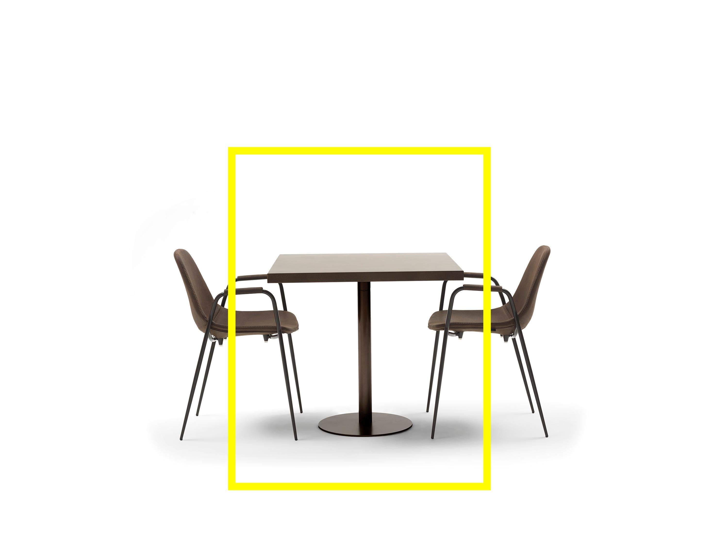 in vendita: Brown (Bronze Top with Matte Brown Base) Opinion Ciatti ILtavolo Caffé Tavolo quadrato piccolo 2