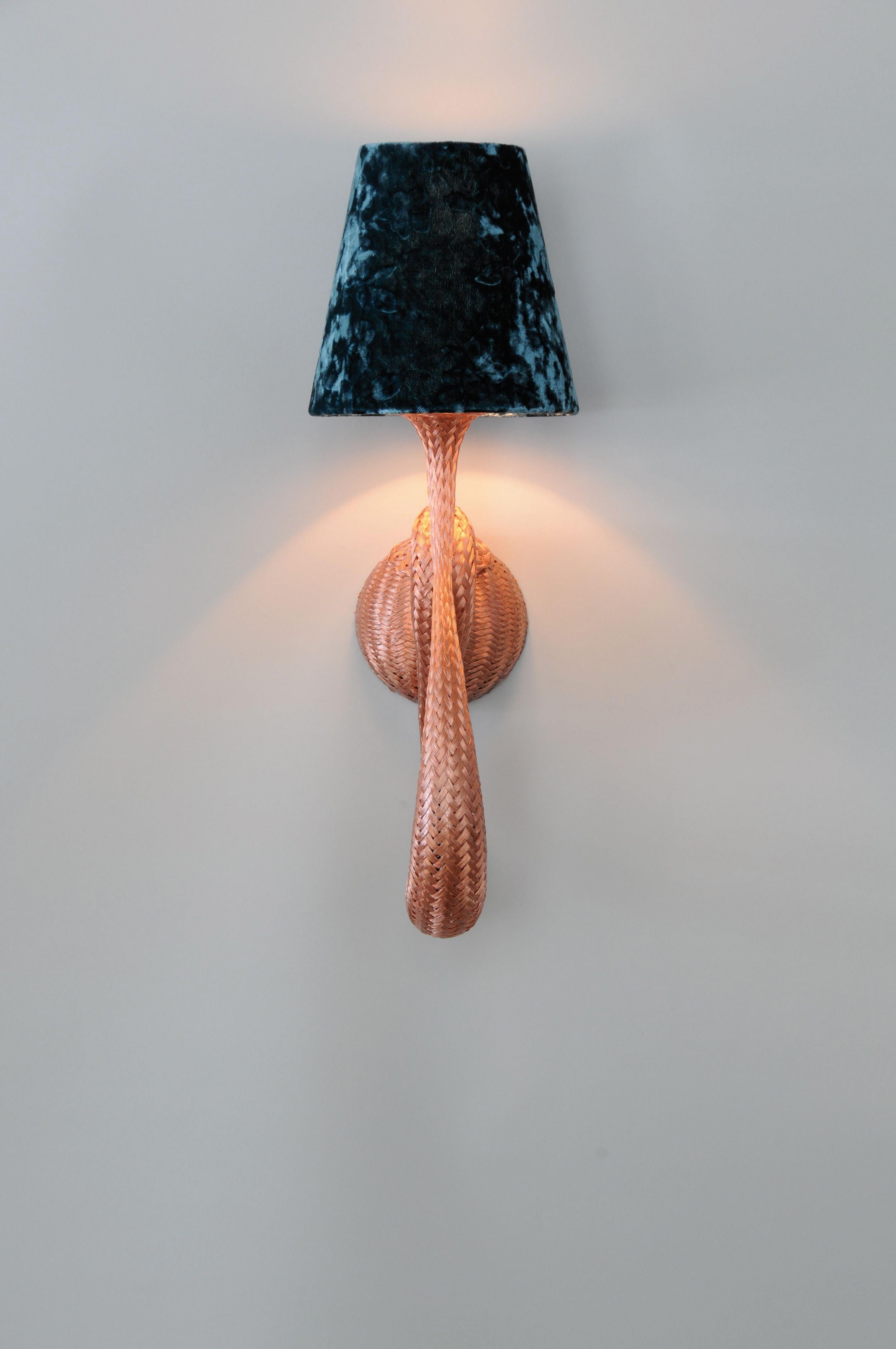 For Sale: Blue (Marine) Jacco Maris Ode 1647 1 Wall Light Copper 2