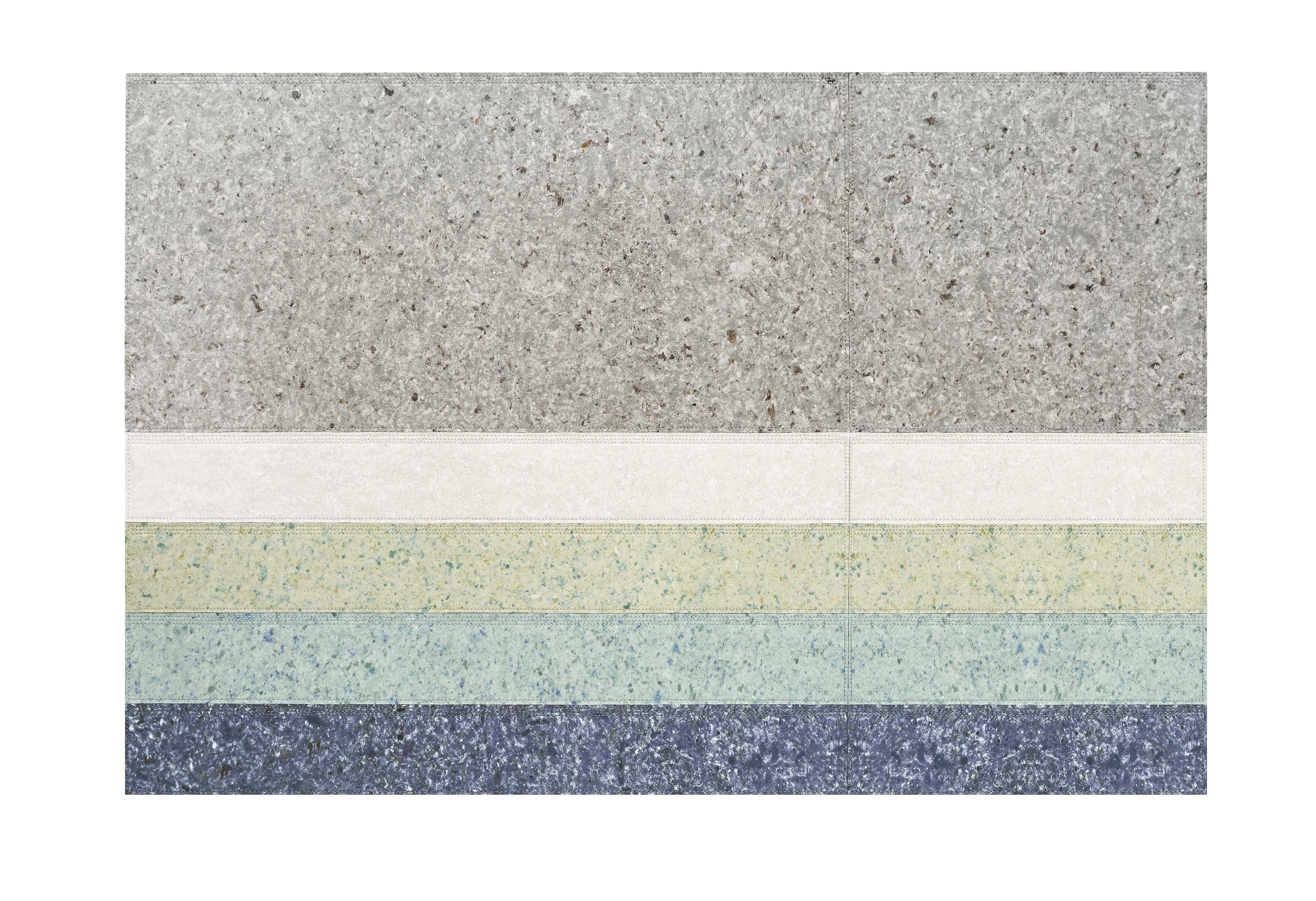 For Sale: Blue (Naiad) GAN Spaces Nuances Line Rug by Patricia Urquiola