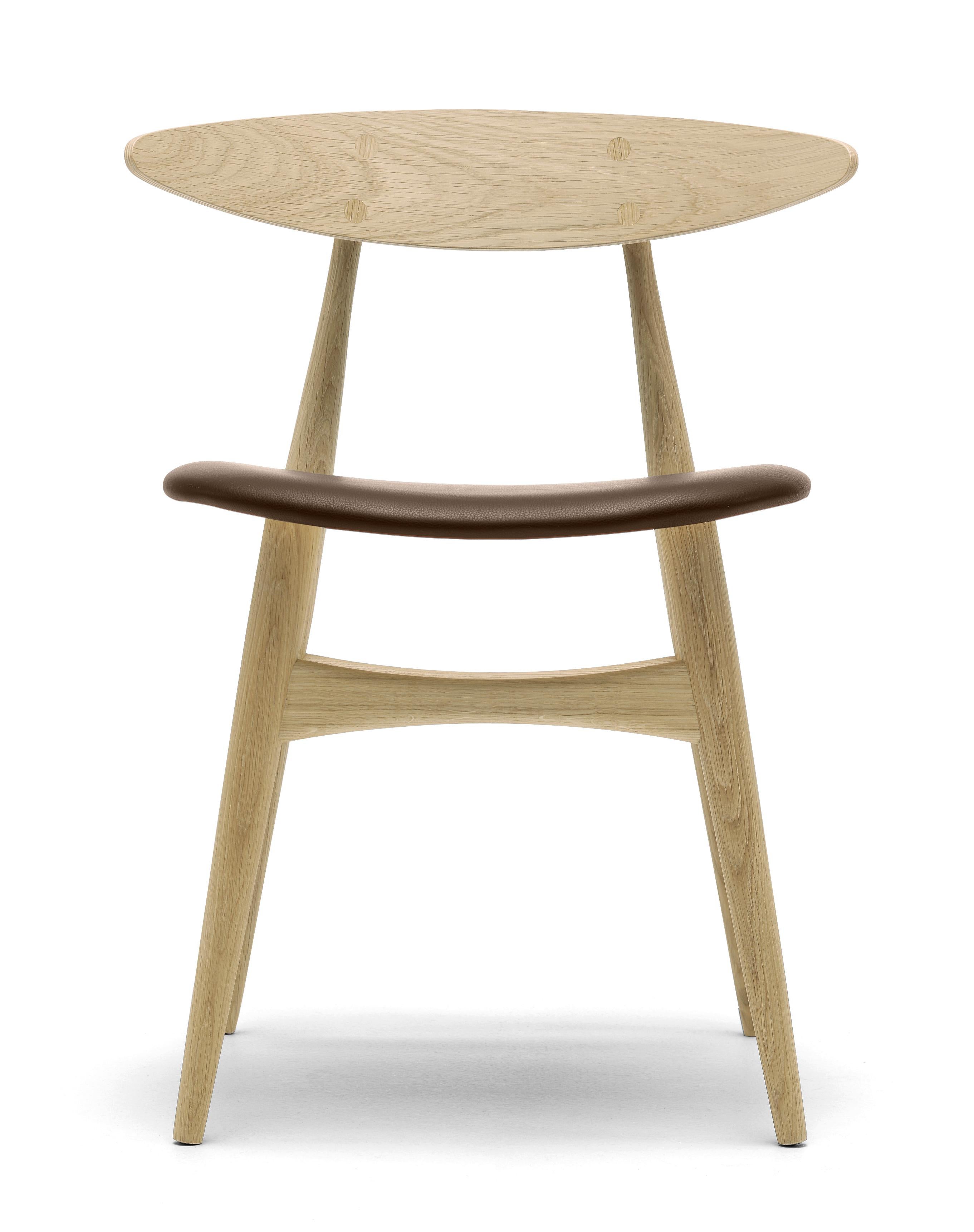 Brown (Thor 306) CH33P Dining Chair in Oiled Oak by Hans J. Wegner