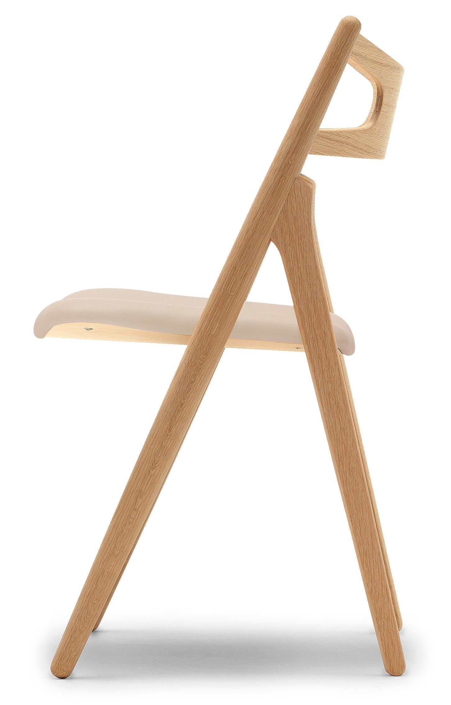 Beige (Sif 90) CH29P Sawbuck Chair in Oiled Oak by Hans J. Wegner 2